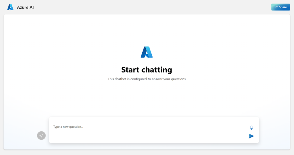 A screenshot of the chat app.