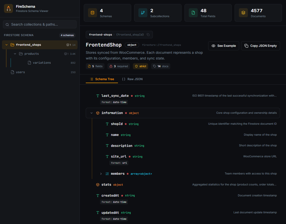 FireSchema Screenshot