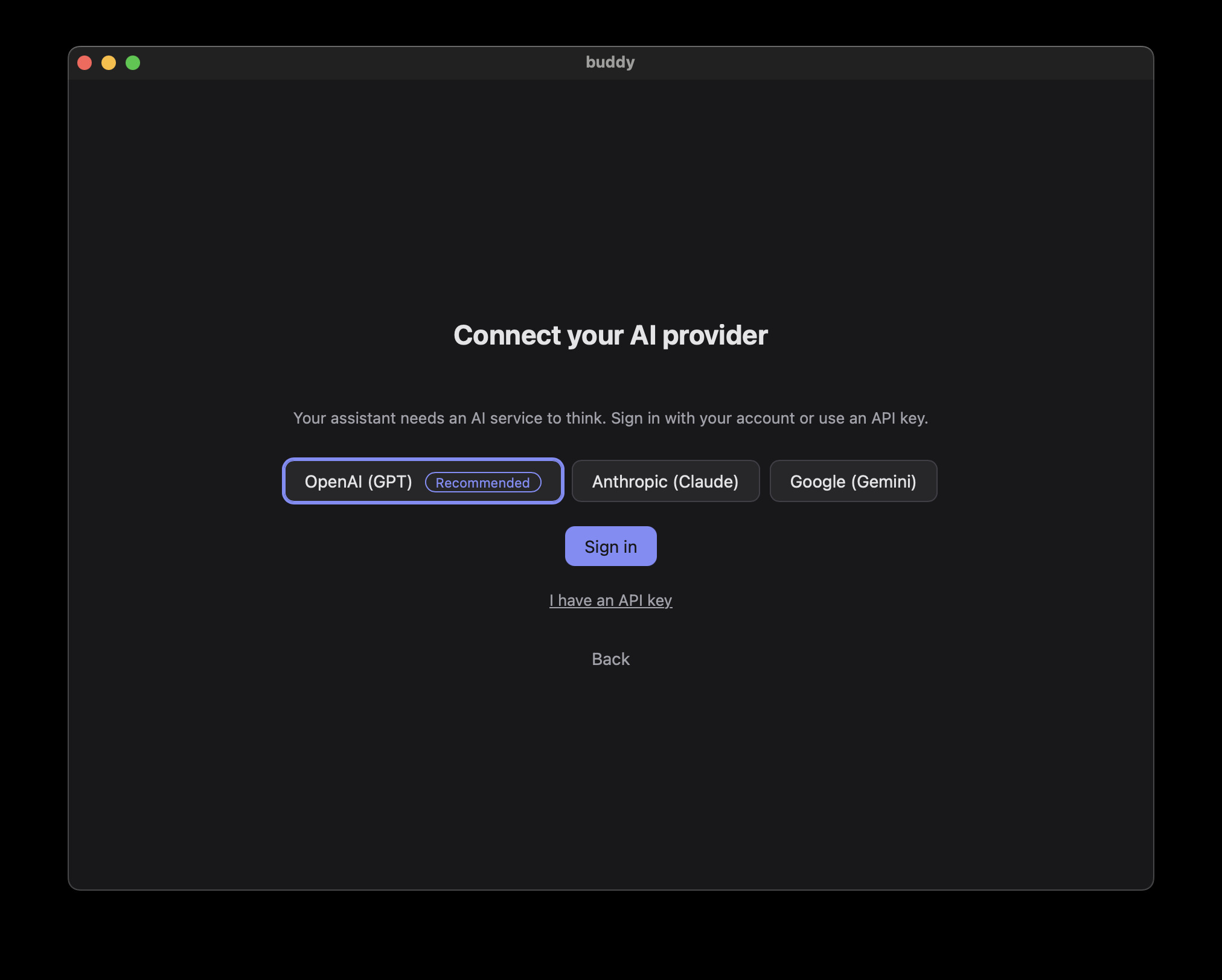 Provider selection