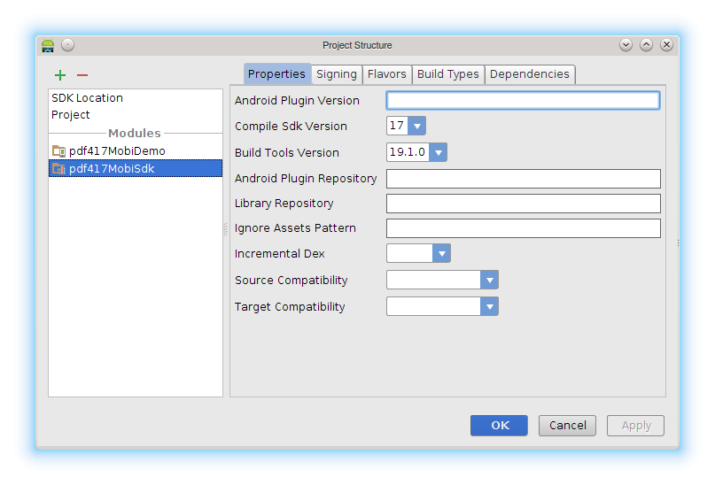 Referencing Pdf417MobiSdk