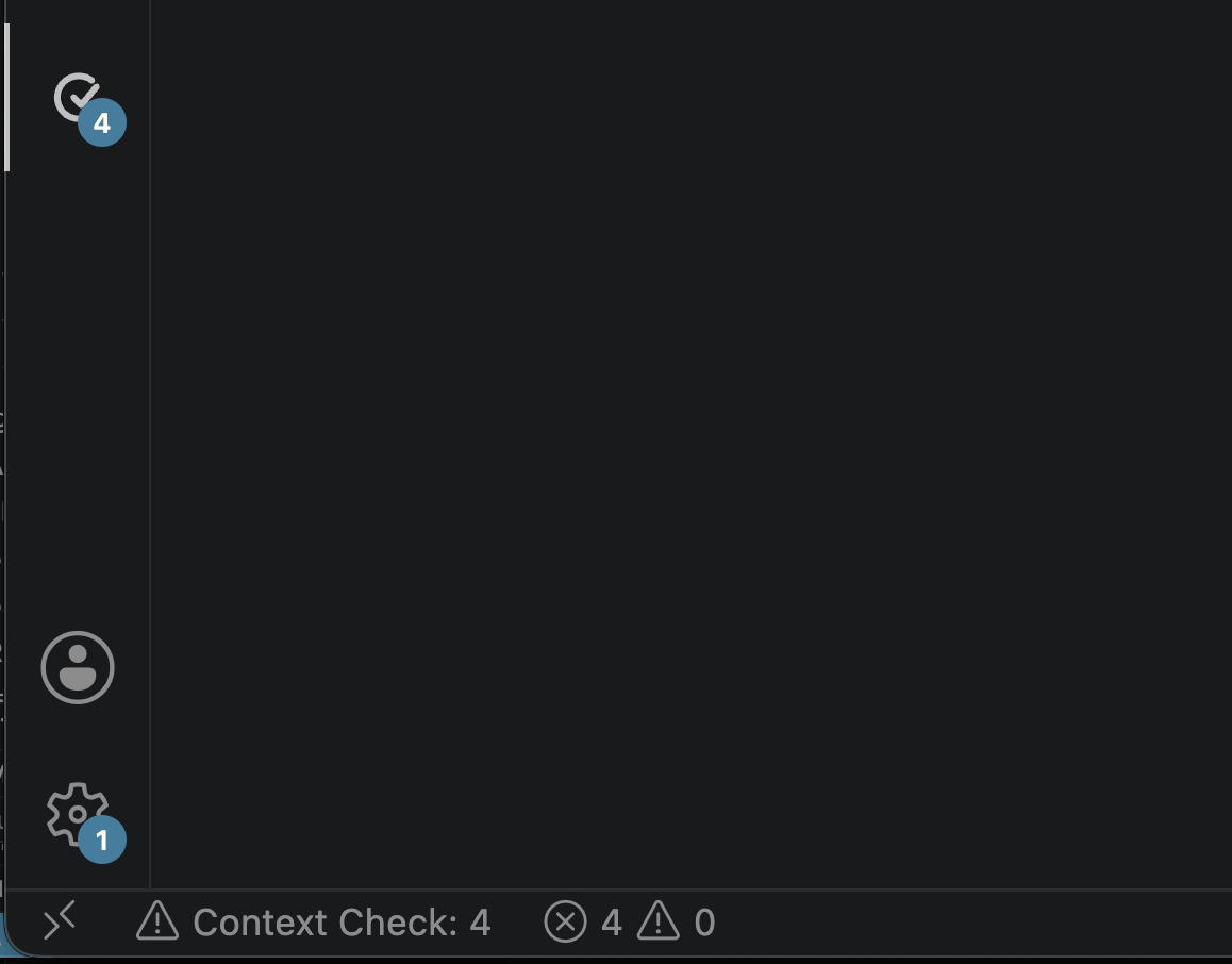 Sidebar with issue count badge