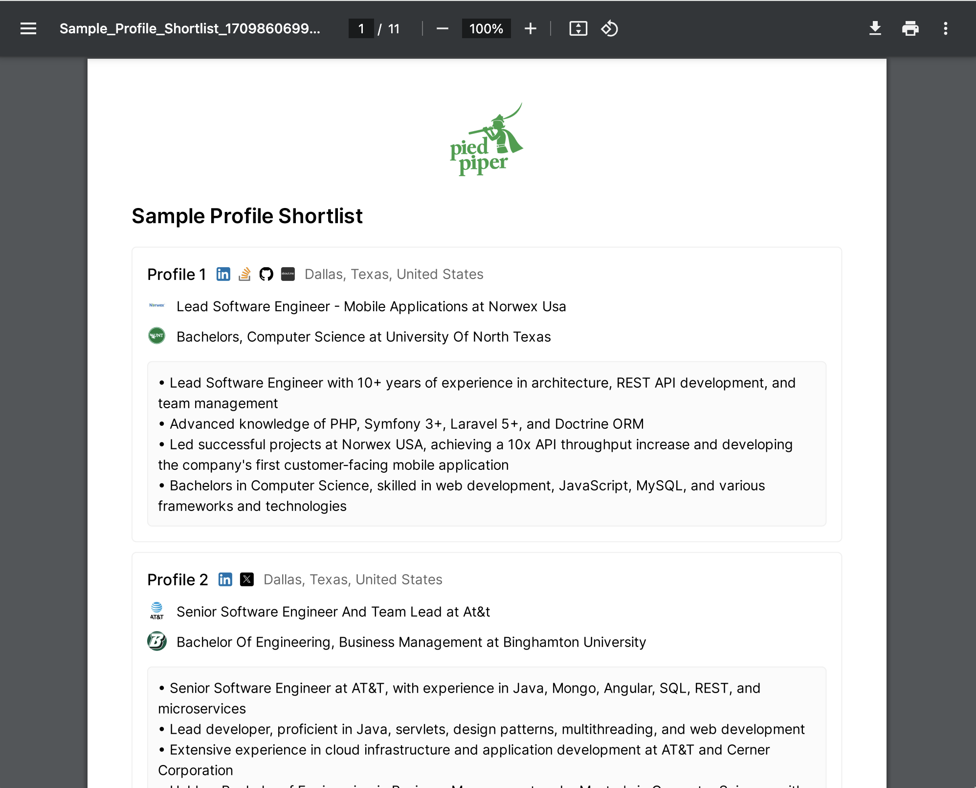 Smart Report