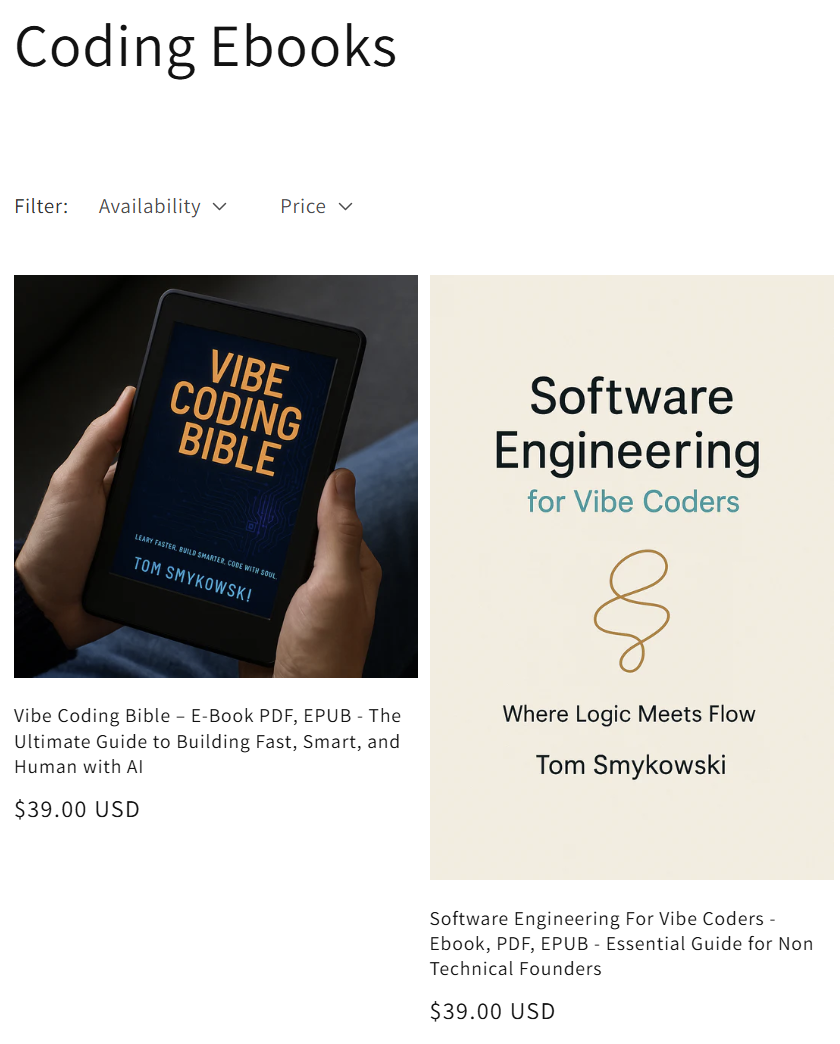 Vibe Coding Bible and Software Engineering for Vibe Coders ebooks