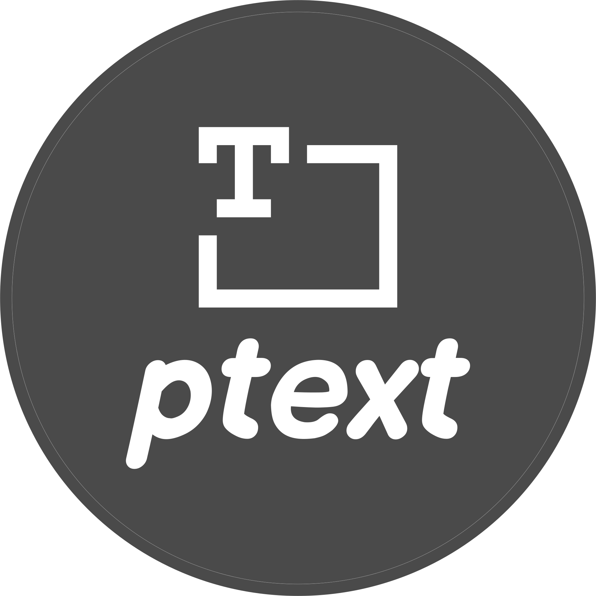 ptext logo