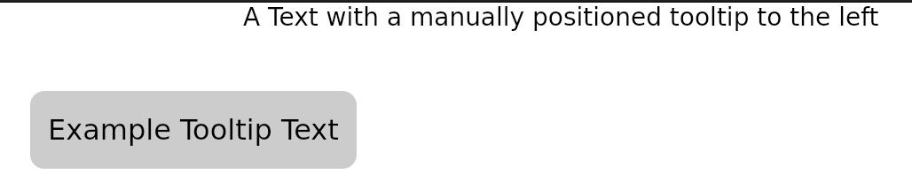 manual positioned tooltip example