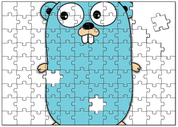 Gopher jigsaw