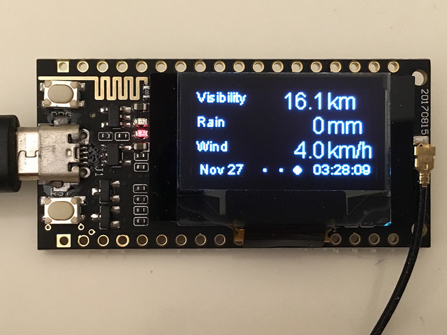 Weather station demo