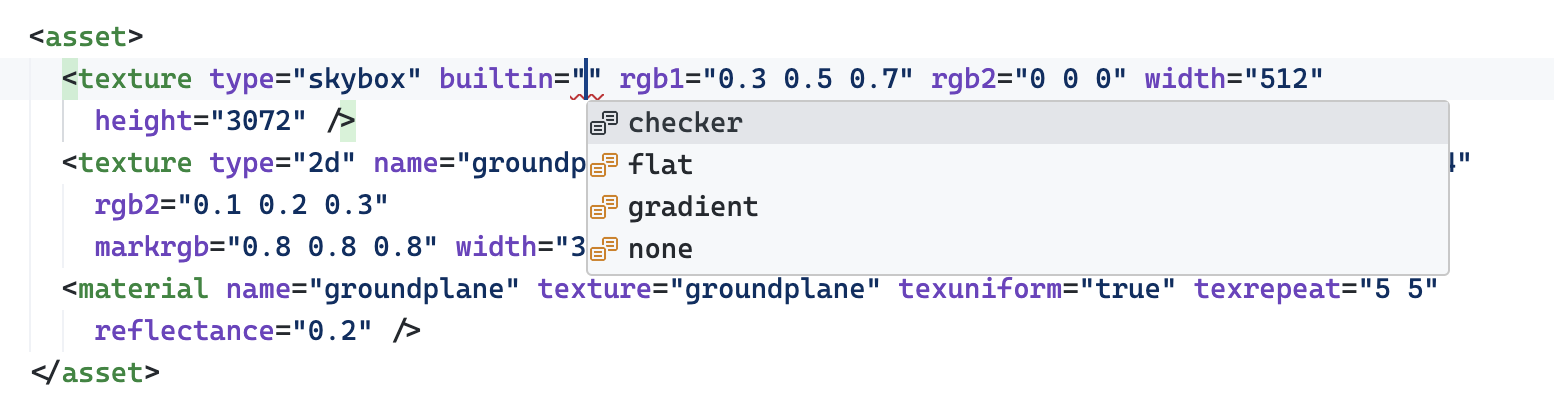 Enum completion on <texture builtin="">