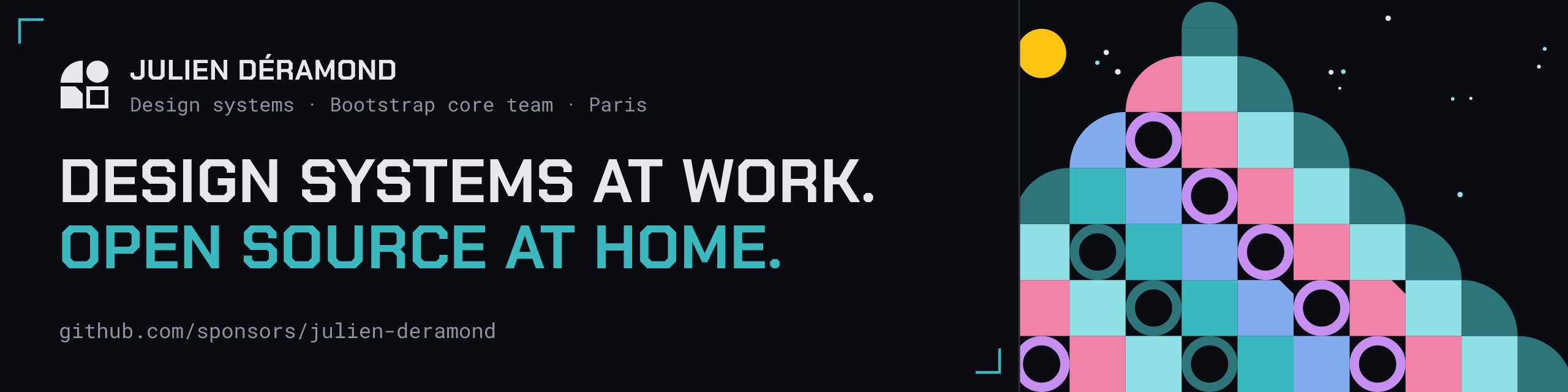 Julien Déramond. Design systems at work. Open source at home.