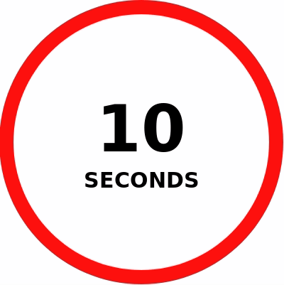 20 Seconds Countdown Clock Animated Gif With Sounds