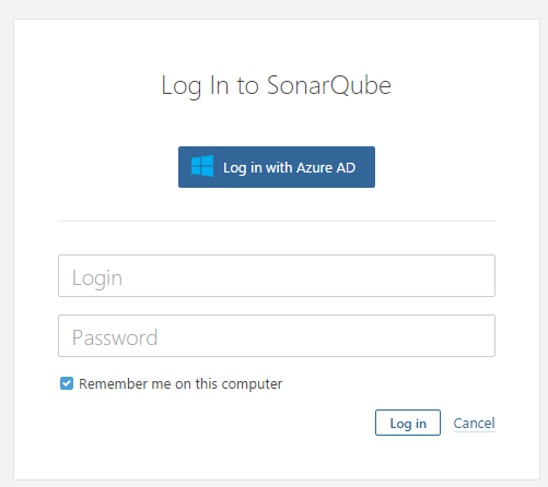 Login with Azure AD