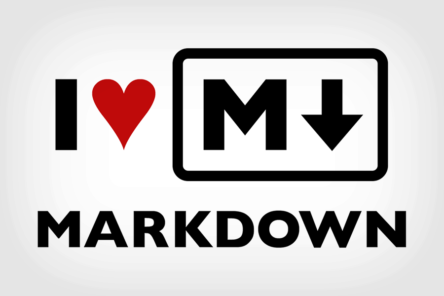 I love markdown