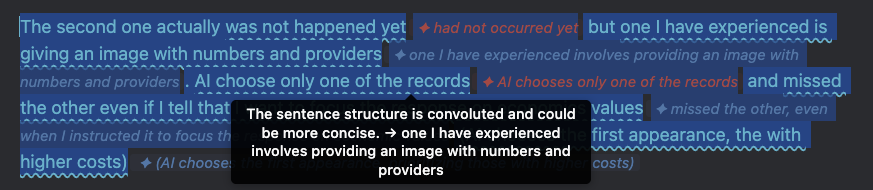 Hover tooltip