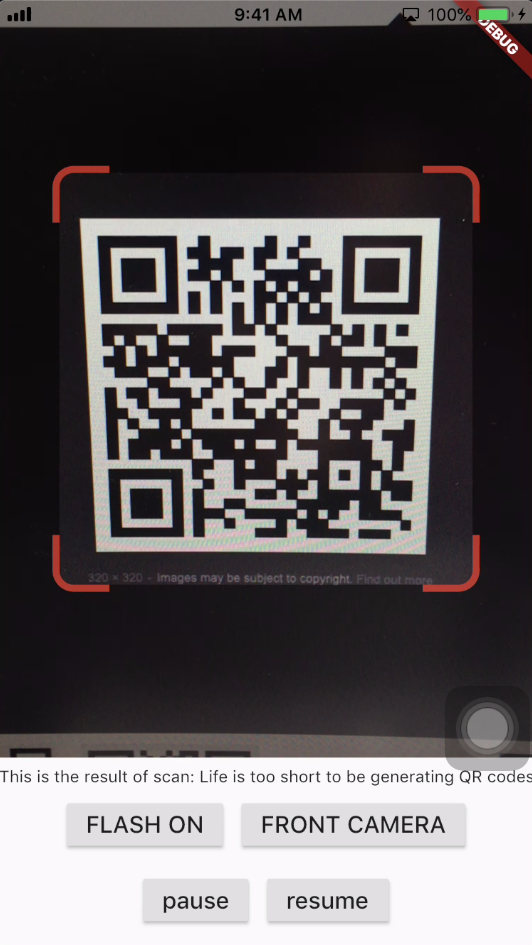 Image from qr scan code Scan QR