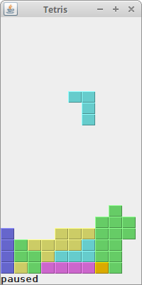 Tetris game screenshot