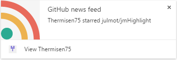 News Feed for GitHub