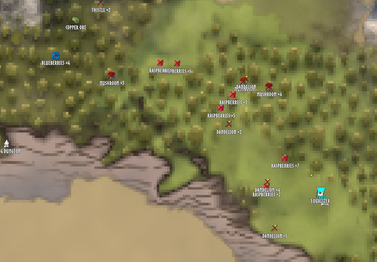 The map