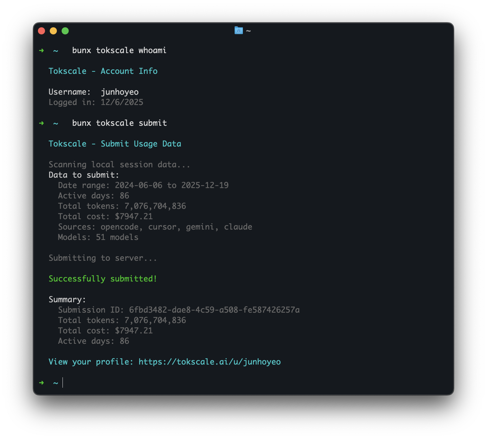 CLI Submit