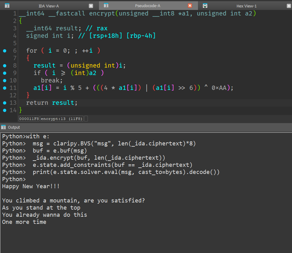 angr symbolic execution
