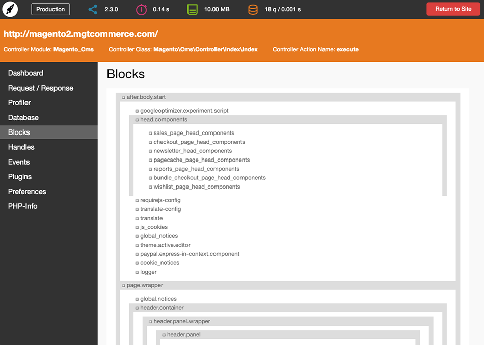 Nested Blocks