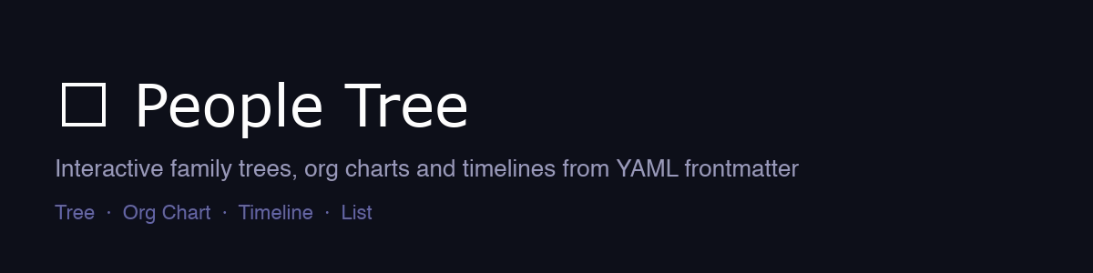 People Tree Banner