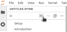 Select next previous last modified cell button in ToC