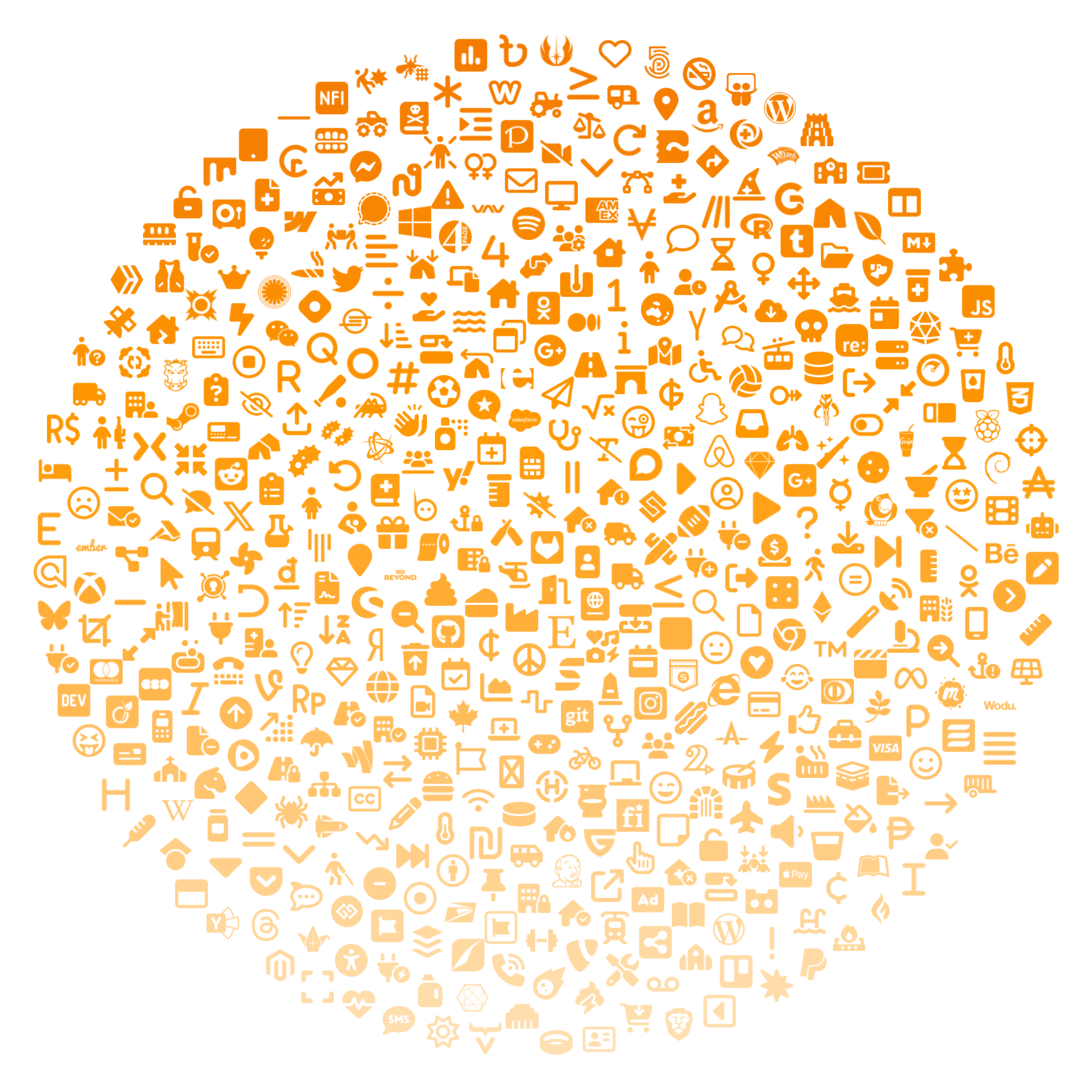 fontawesome table preview