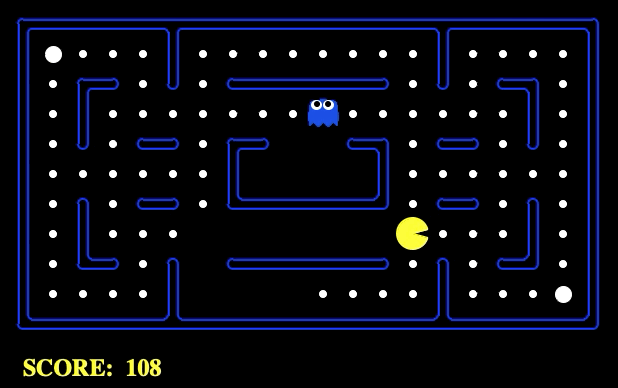 screenshot of pacman