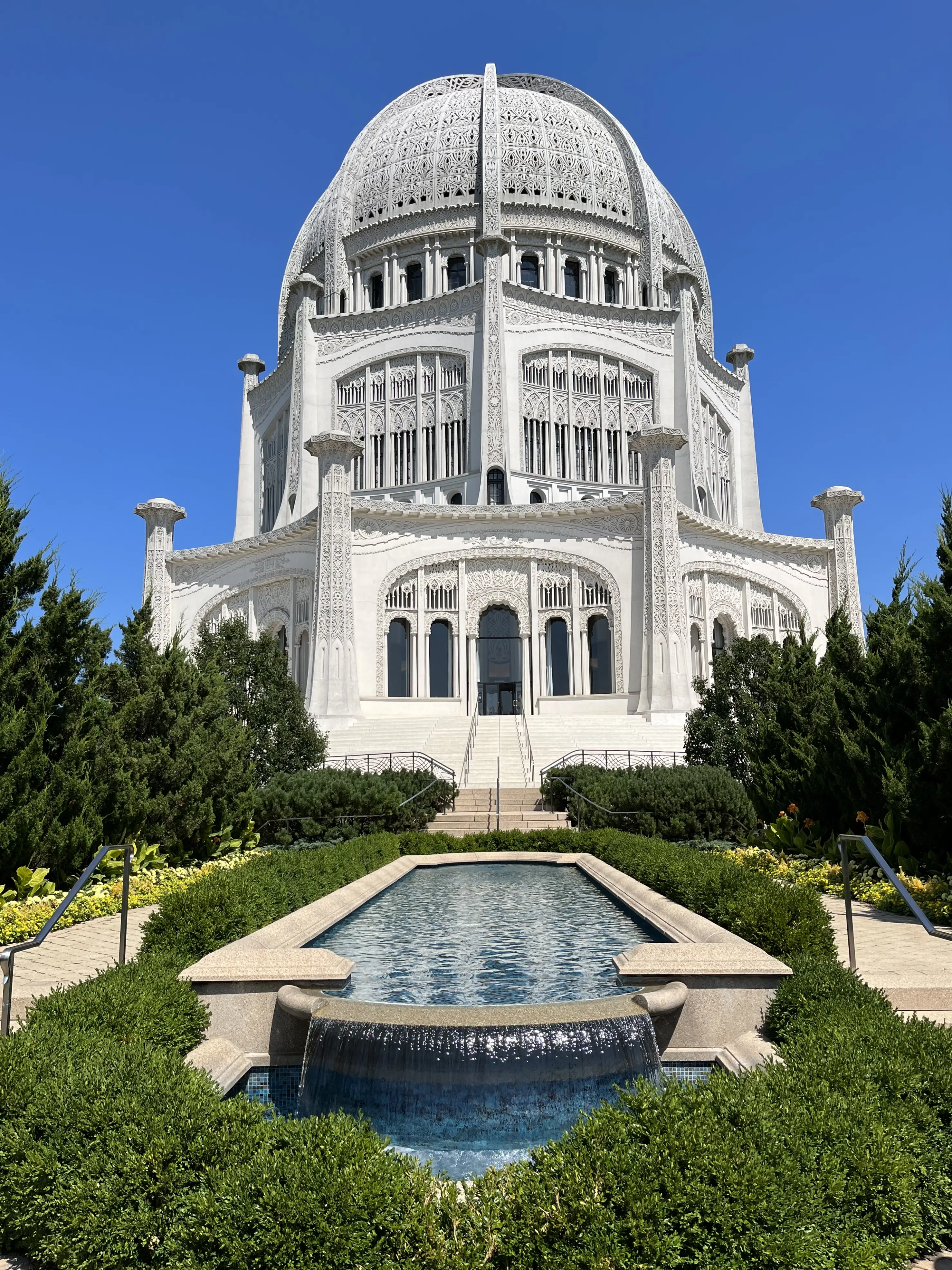 The Ba'hai Temple in Wilmette, IL