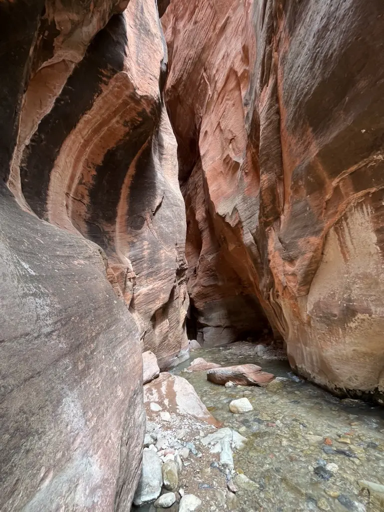 A slot canyon in southern Utah