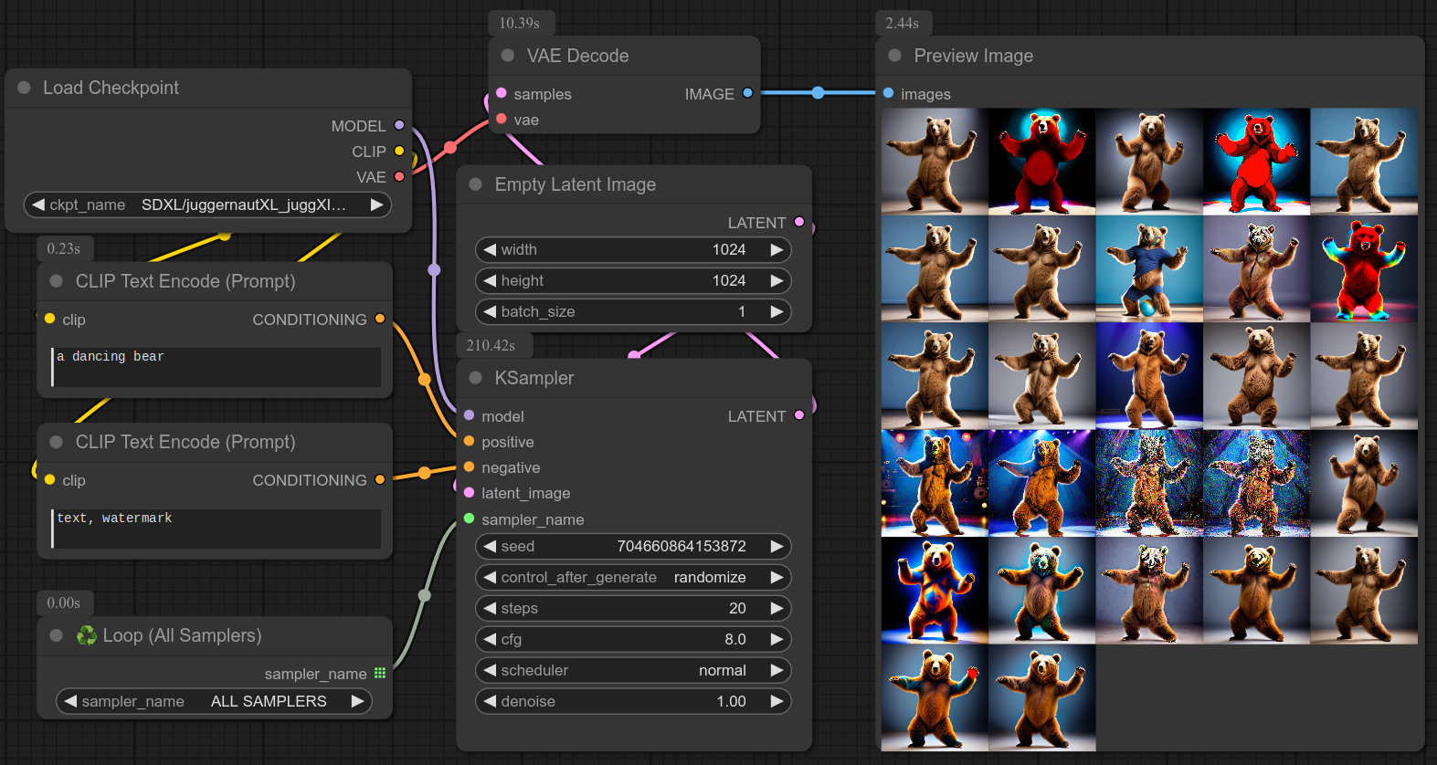 Loop All Samplers