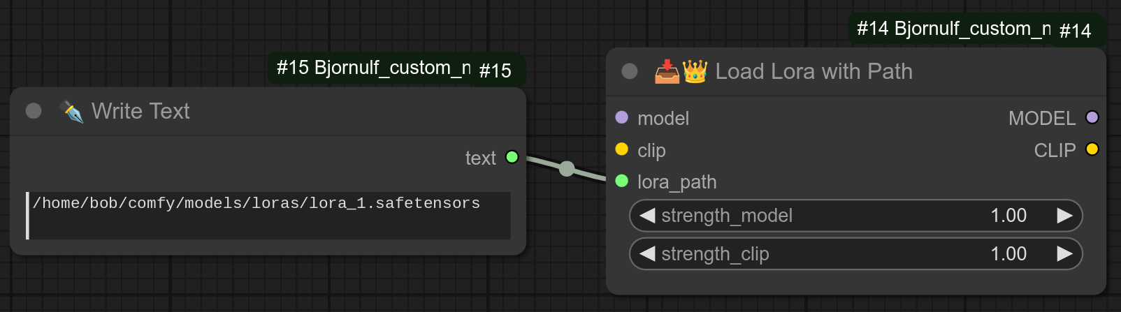 load lora with path