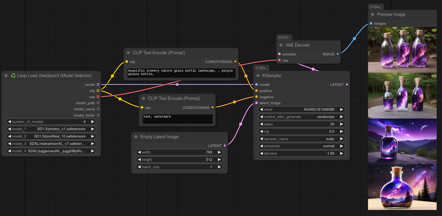 loop model selector