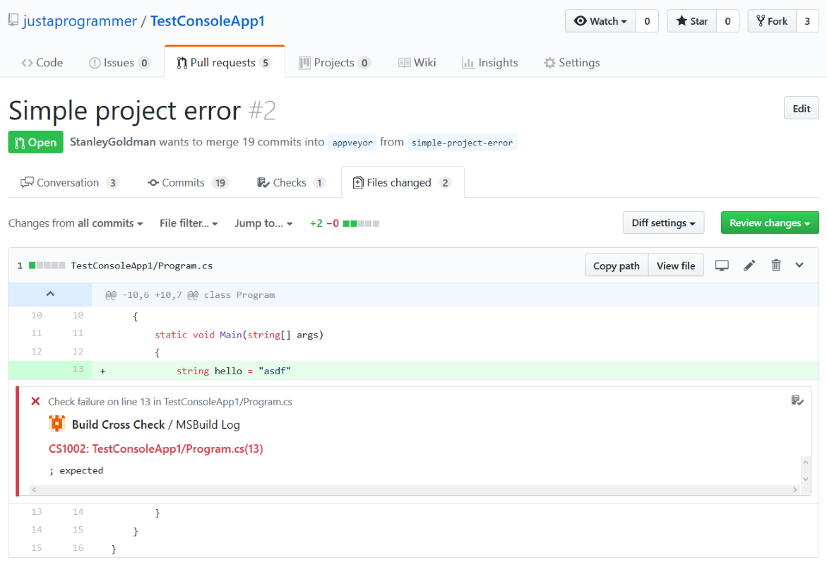 GitHub Apps - Build Cross Check · GitHub