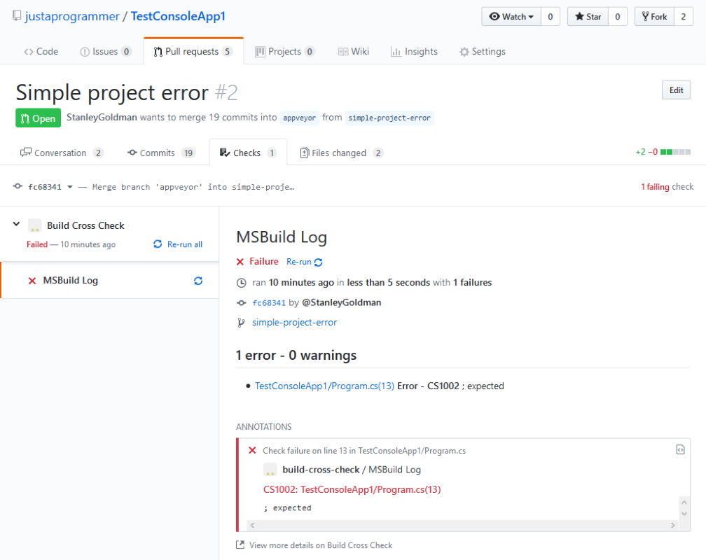 GitHub Apps - Build Cross Check · GitHub