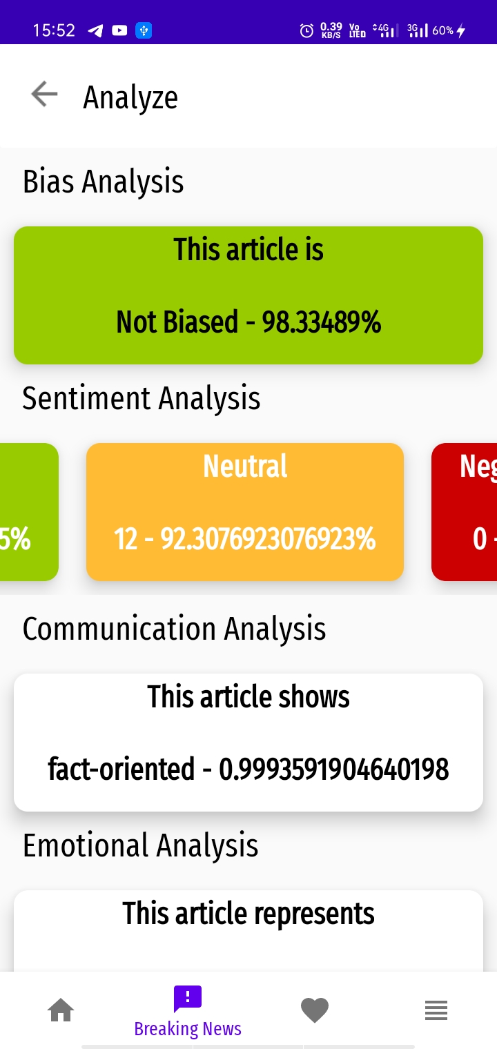 Analyze View