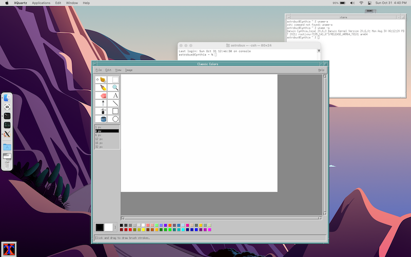 classic colors Mac OS screenshot