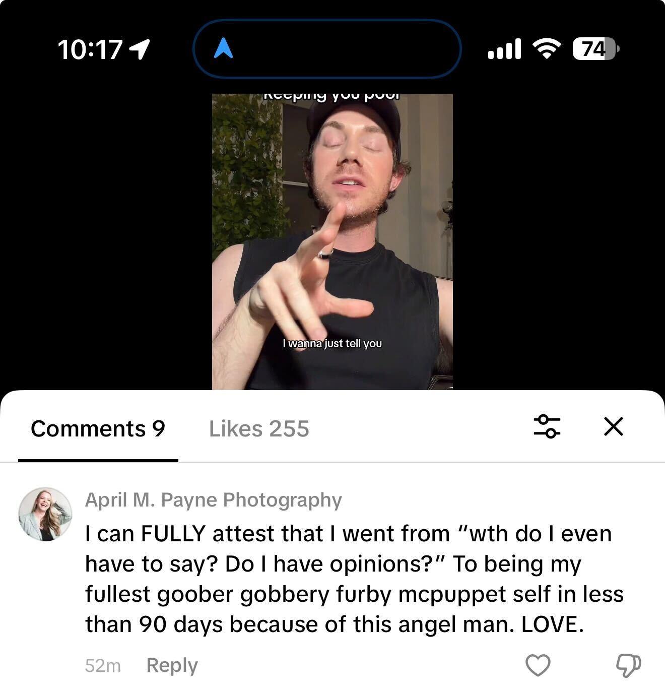 April Payne — transformation from self-doubt to full self-expression