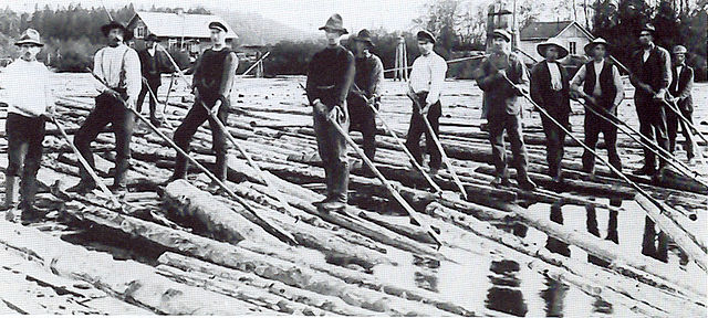 Picture of log drivers