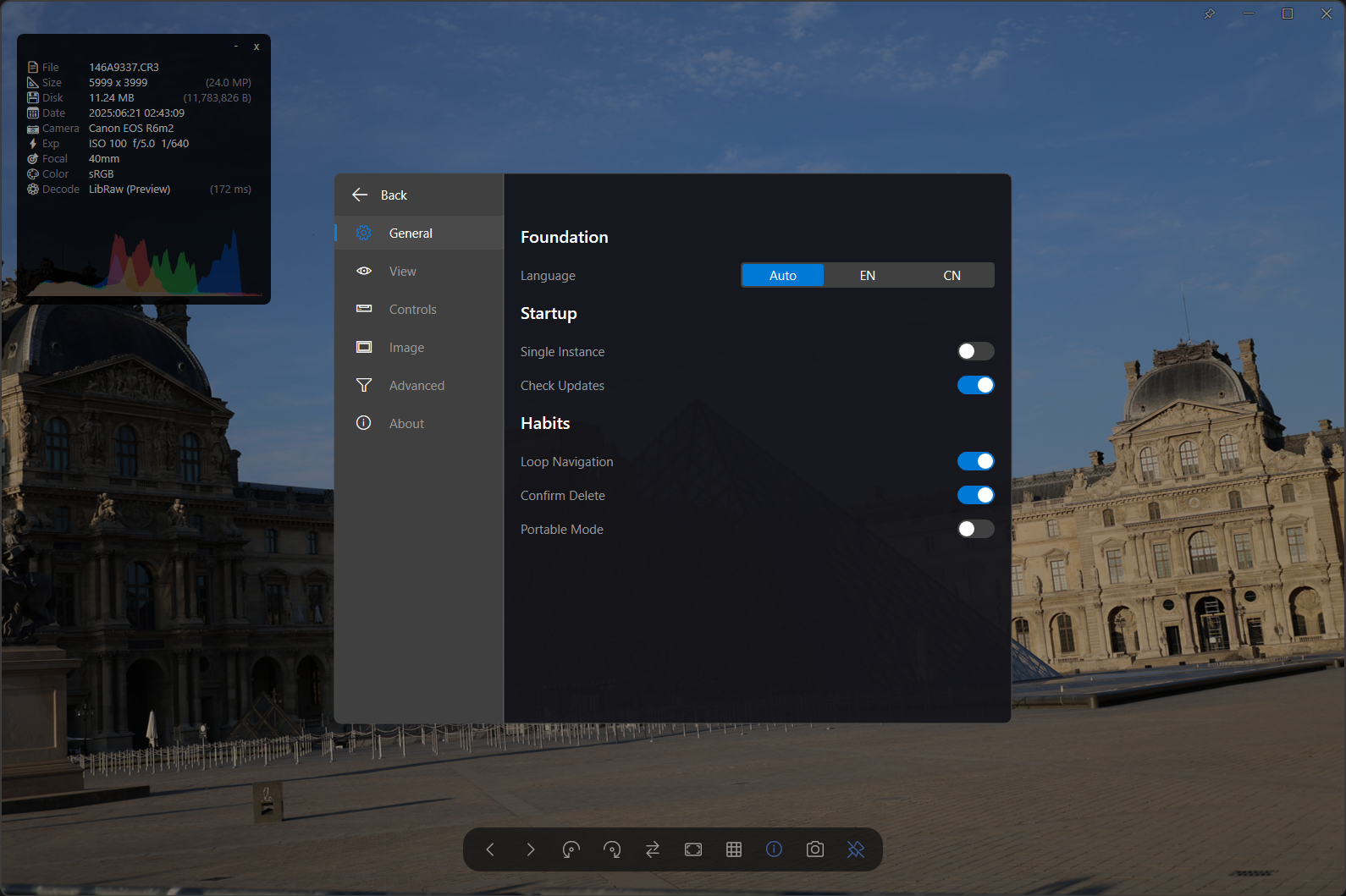 Settings UI