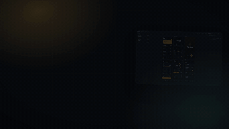 justSkill in motion: a prompt is copied into the agent, the agent designs the screens, then you open the canvas and review them