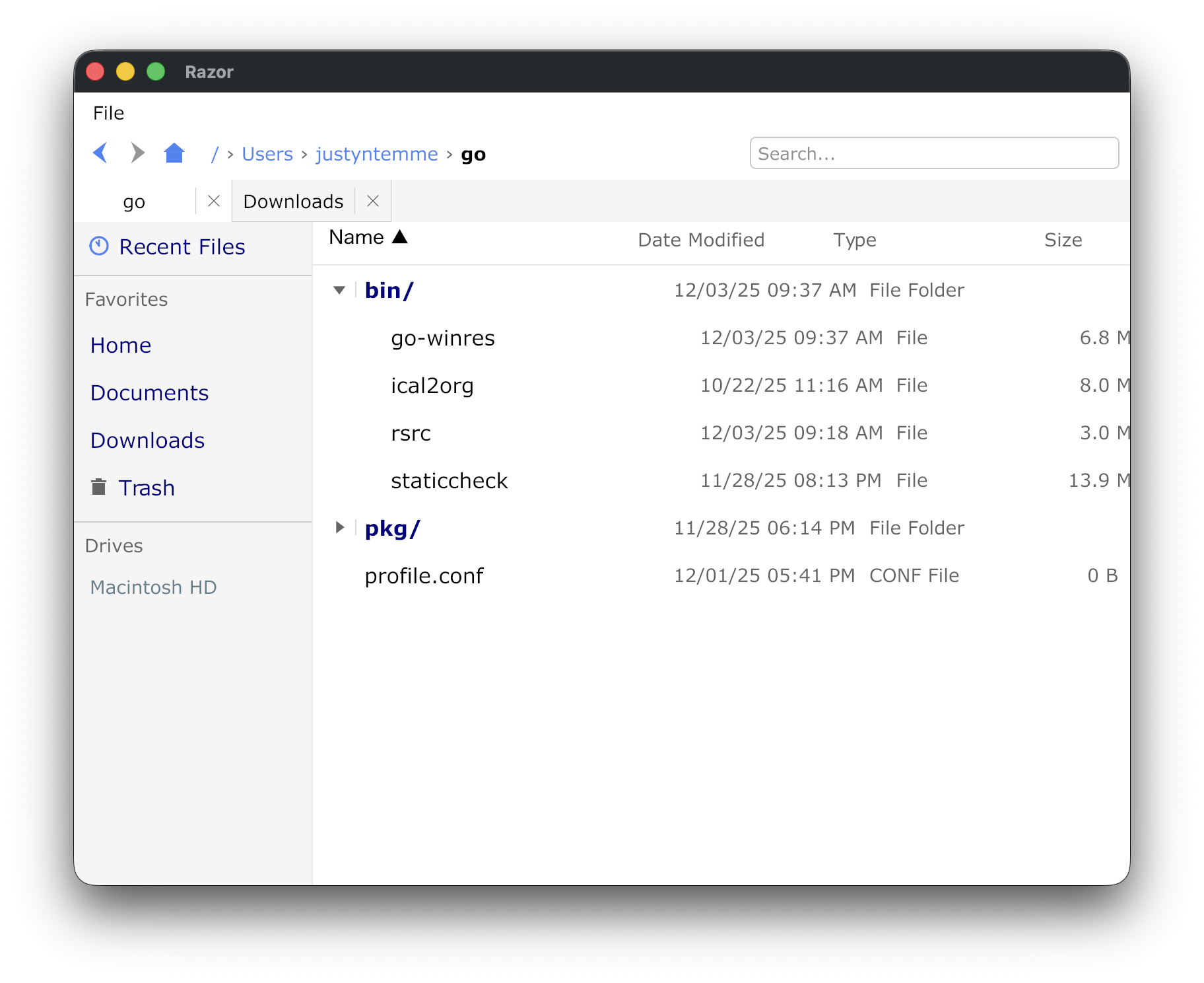 List View