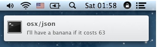 OSX notifier