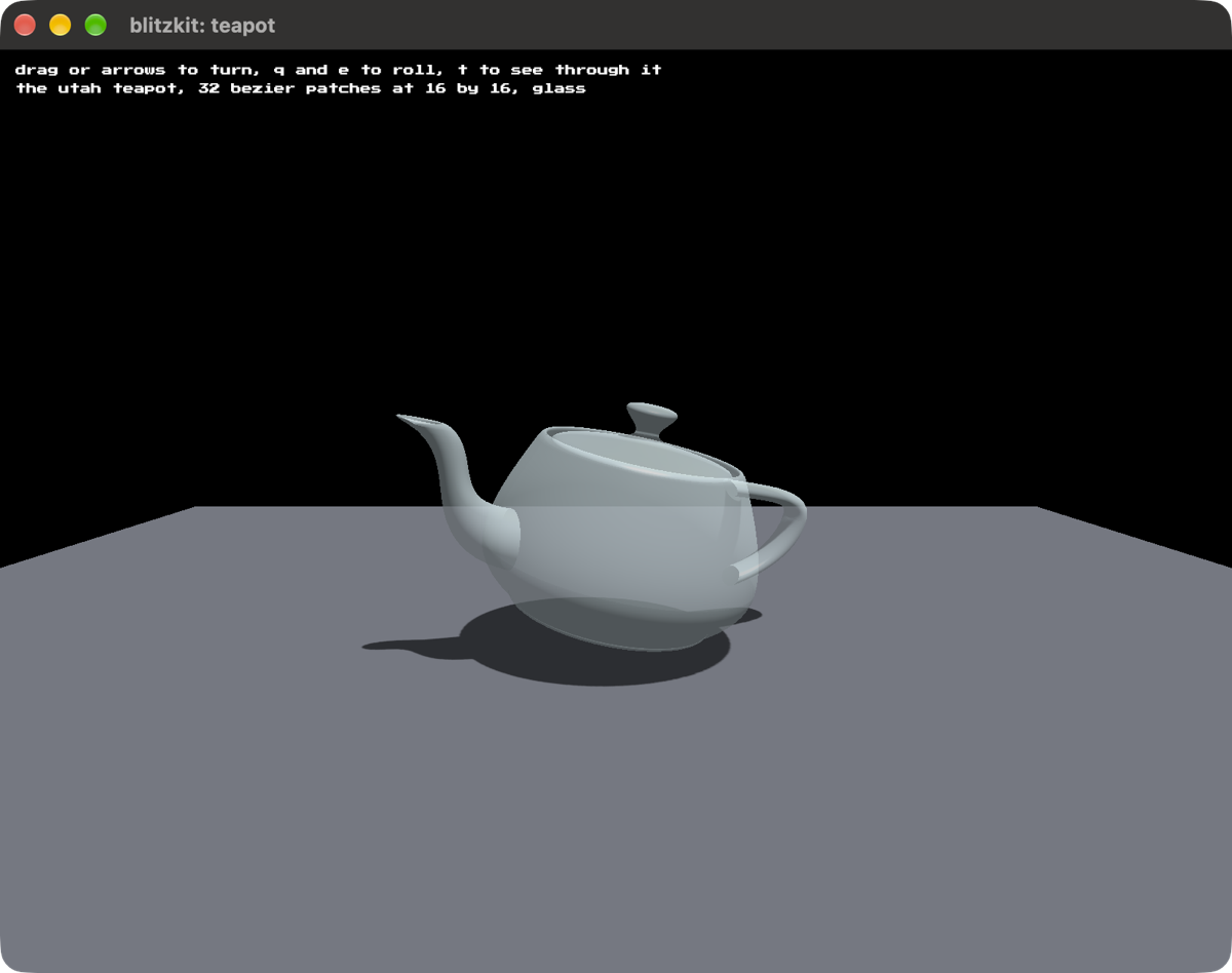 The same teapot but translucent