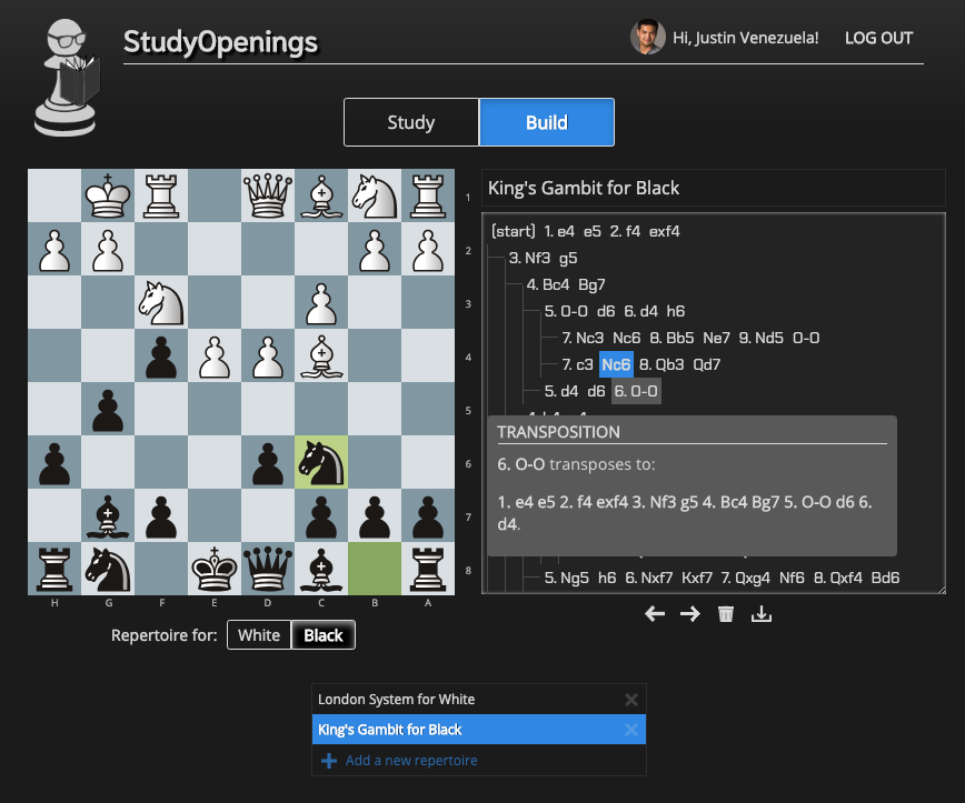 GitHub - TheSmartMonkey/chessopening: Desktop app that help you learn chess  openings and openings variations