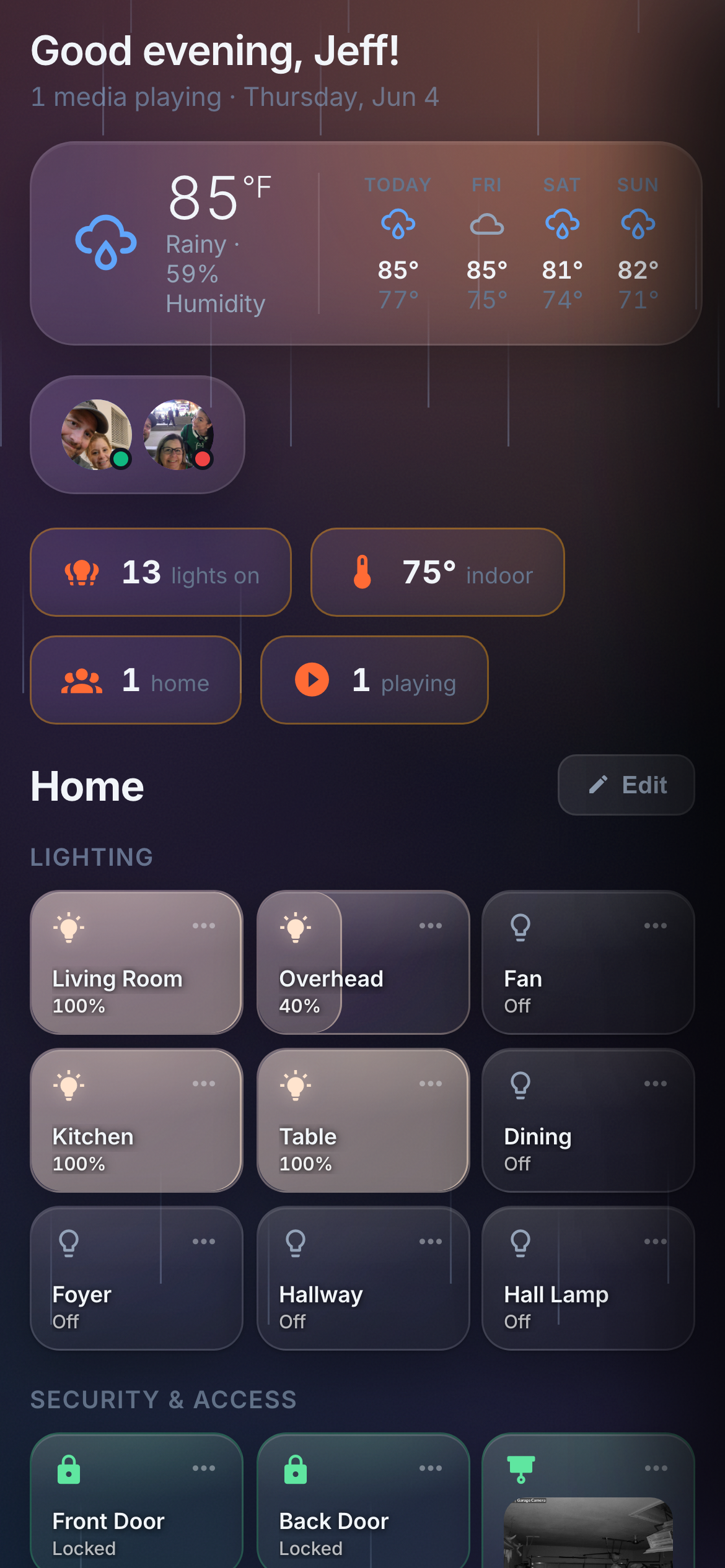 Mobile layout