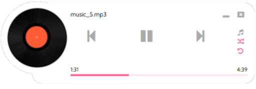Projscope Music Player screenshot