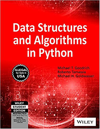 Data Structures and Algorithms in Python (paperback - much cheaper)