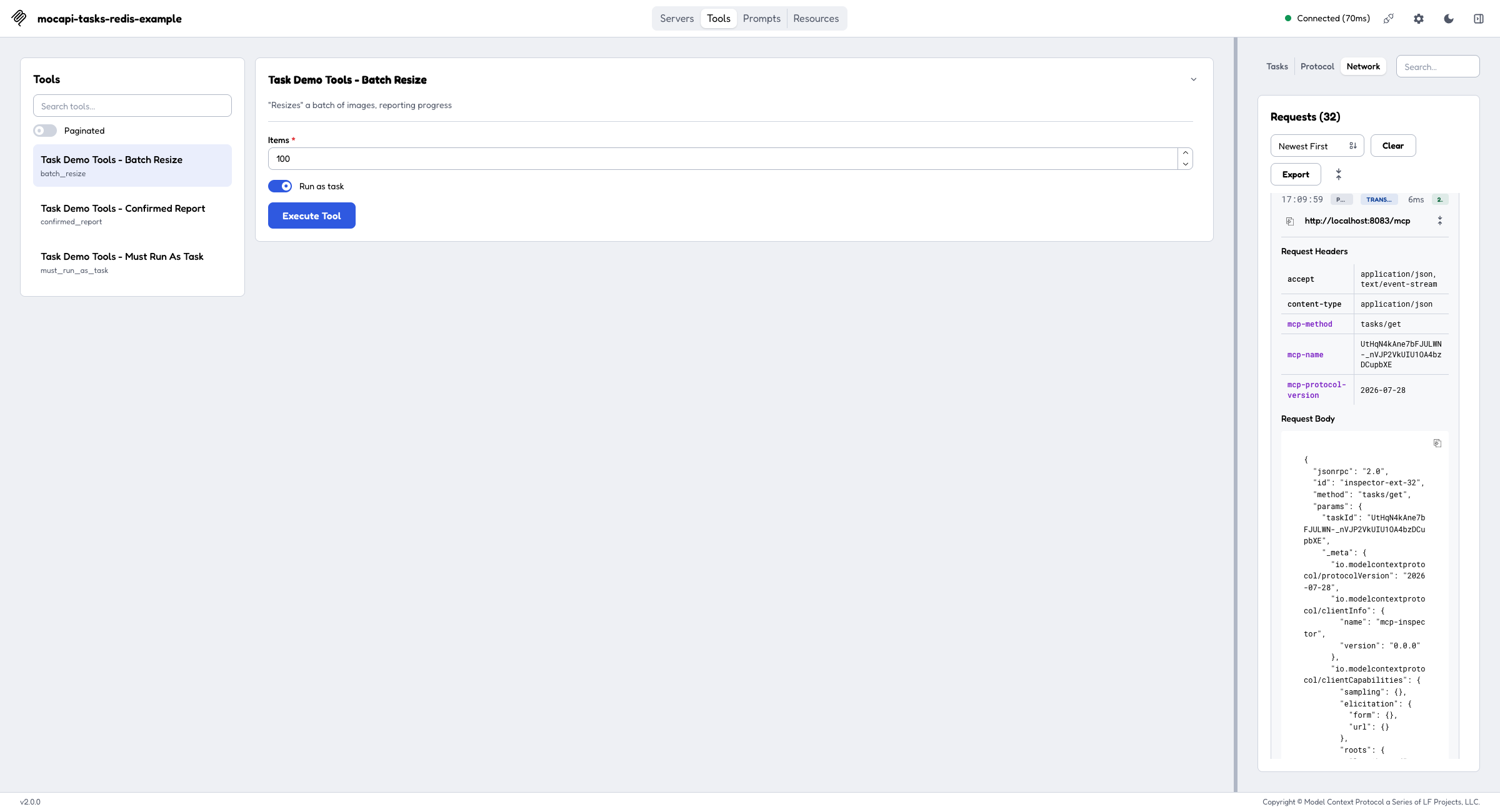 tasks/get with Mcp-Name present
