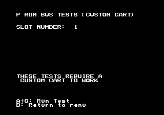 p rom bus tests
